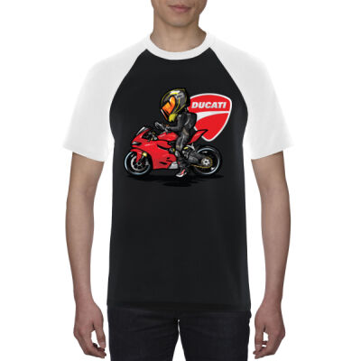Ducati Raglan T-Shirt  Thumbnail